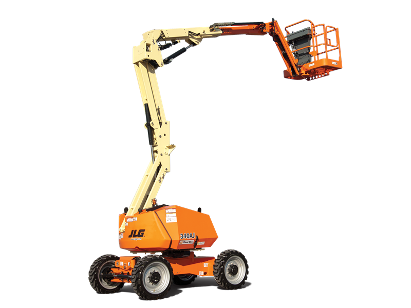 A large boom lift for hire in Geelong.