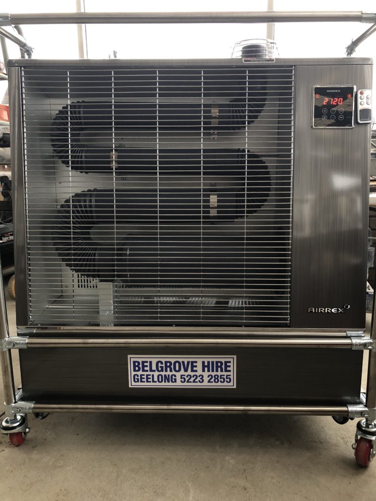 diesel infrared indoor big space heater from Belgrove Hire in Geelong
